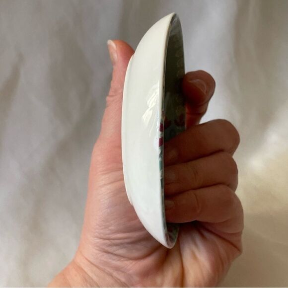 Elephant dish gold accented good luck remover of obstacles - Picture 8 of 8